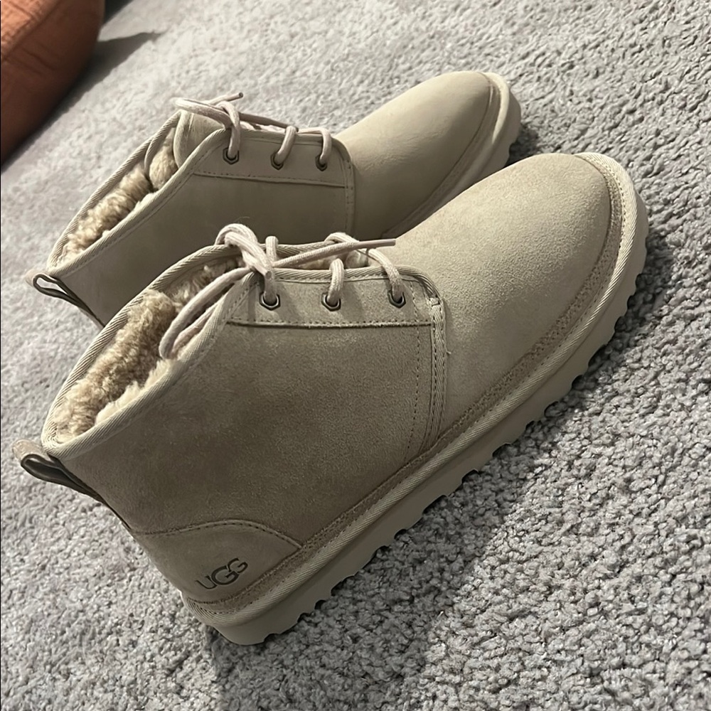 UGG Tan Chukka Boots with Suede Finish